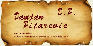 Damjan Pitarević vizit kartica